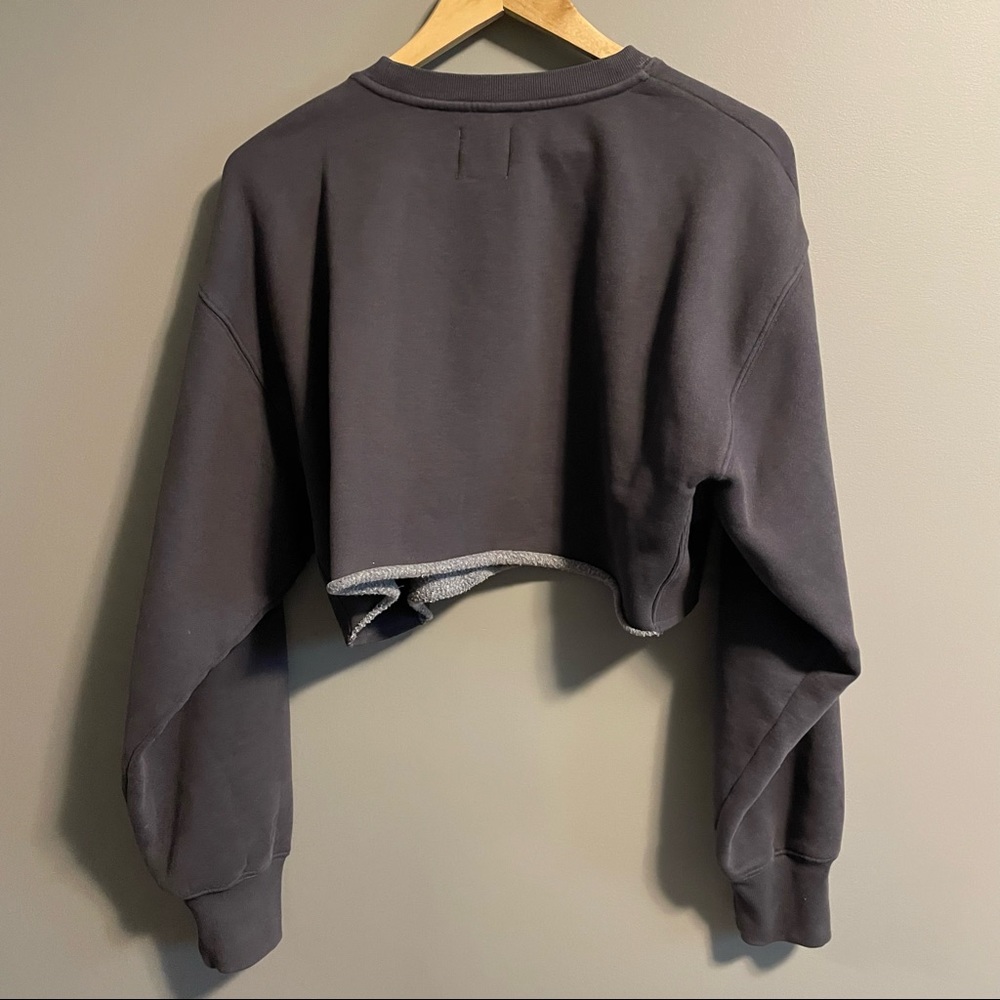 Aritzia TNA Cozy AF Crop Long Sleeve Sweatshirt- 2 - Picture 5 of 5